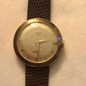 Vintage Elgin 19 Jewel Watch. Manual Wind, 10k Gold Filled